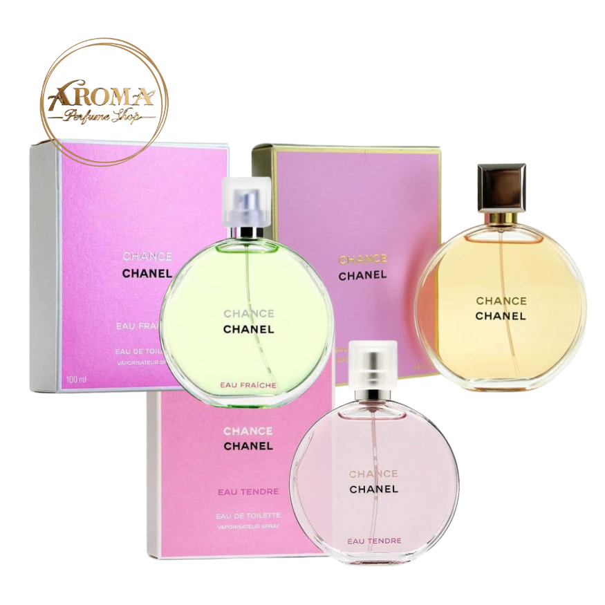 KIT Chanel AAA Chance eau Tendre + Chance eau toilete + Chance eau Fraiche 100ML