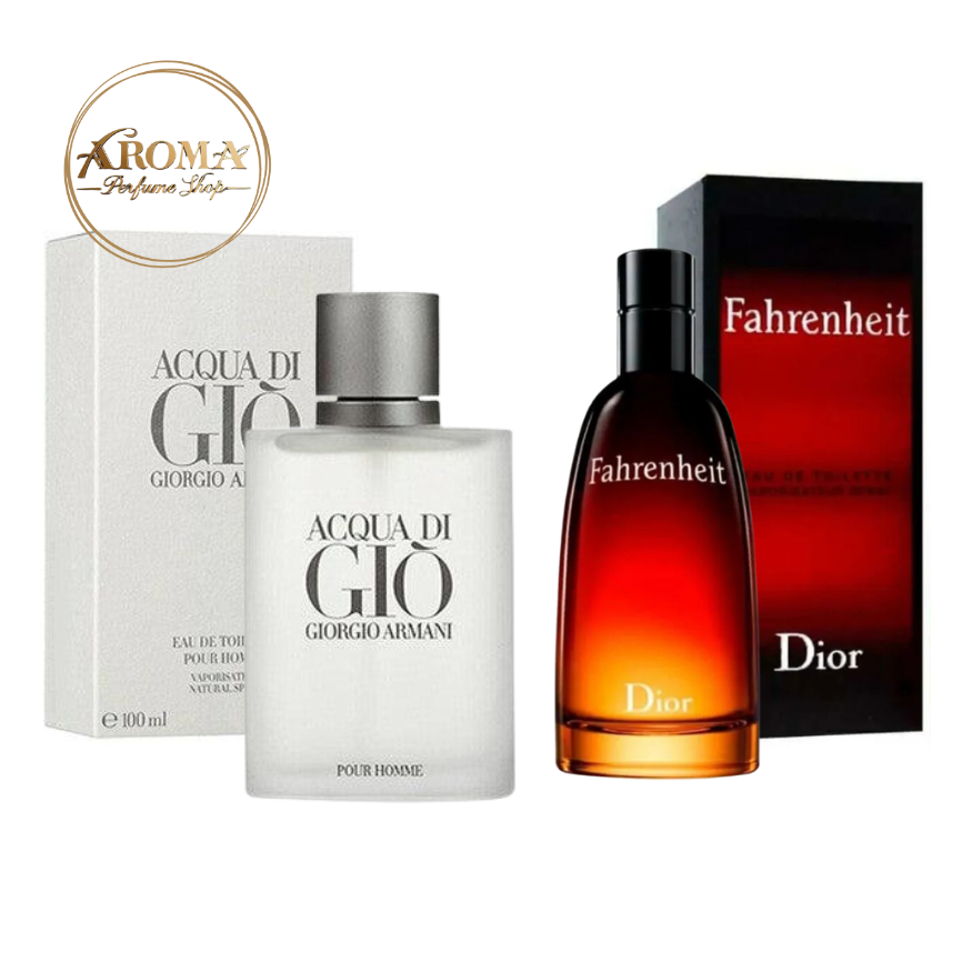KIT AAA Acqua Di Gio Armani + Fahrenheit Dior 100ML