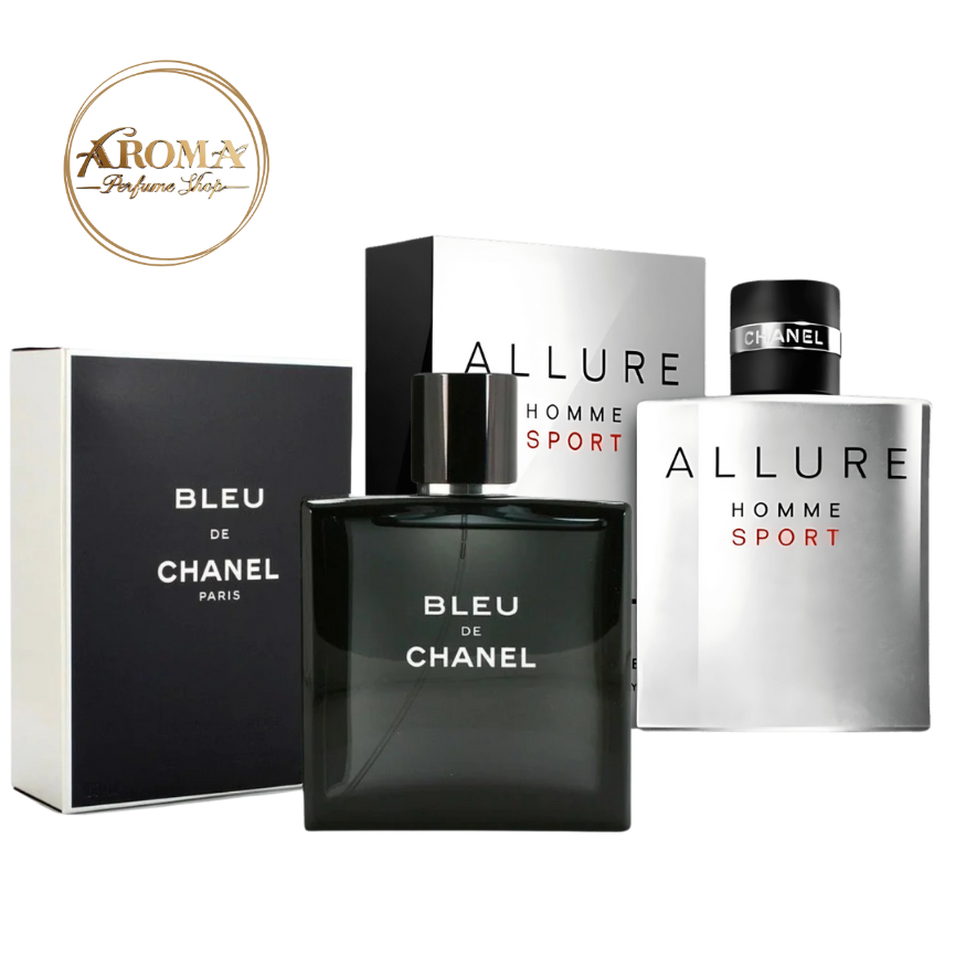 KIT AAA Bleu Chanel + Allure sport Chanel 100ML Hombre