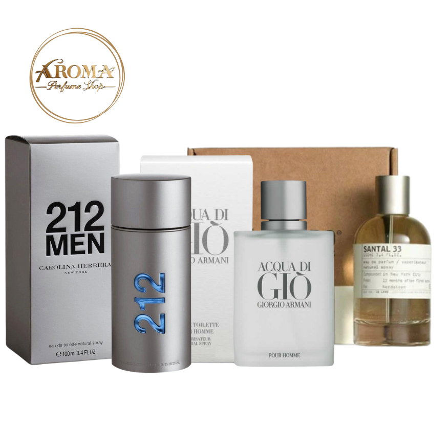 KIT AAA Santal 33 + 212 NYC + Acqua Di Gio