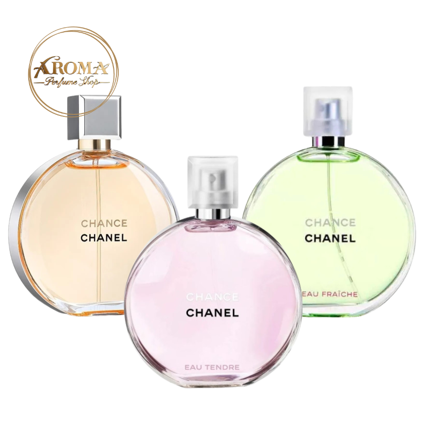 KIT Chanel AAA Chance eau Tendre + Chance eau toilete + Chance eau Fraiche 100ML